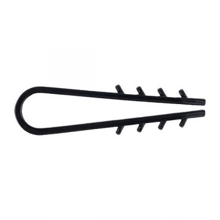 Дюбель-хомут для круглого кабеля (5-10мм) черный (50шт.) EKF PROxima