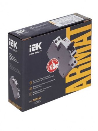 ARMAT Автоматический выключатель дифференциального тока B06S 1P+NP C20 30мА тип A (18мм) IEK