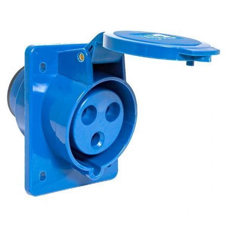 Розетка стационарная внутренняя 423 2Р+РЕ 32А 220В IP44 EKF