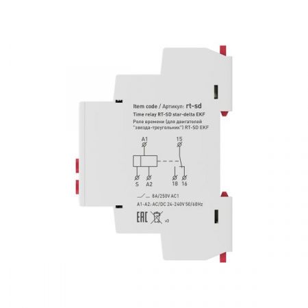 Реле времени (для двигателей "звезда-треугольник") RT-SD EKF PROxima
