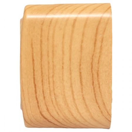 Розетка 2-местная ОП Минск 16А с заземлением светлое дерево EKF