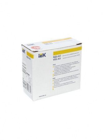 Выключатель дифференциальный (УЗО) ВД1-63 2Р 63А 30мА IEK