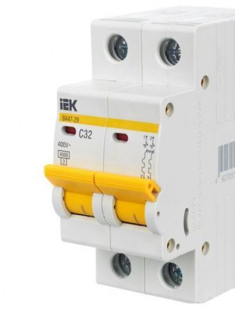 KARAT Автоматический выключатель ВА47-29 2P C 32А 4,5кА IEK