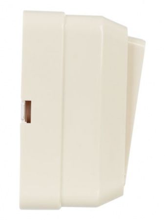 OKTAVA Выключатель 2-клавишный для открытой установки 10А ВС20-2-0-ОКм кремовый GENERICA