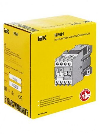 Контактор КМИ-22510 25А 24В/АС3 1NO IEK