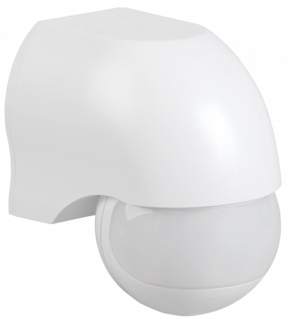 Датчик движения ДД-010 1100Вт 180град 10м IP44 белый IEK