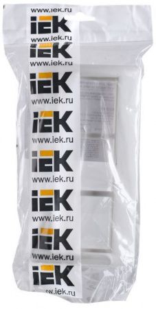 PRIMER Рамка и суппорт на 6 модулей 75мм для кабель-каналов 100х40 и 100х60 белый IEK