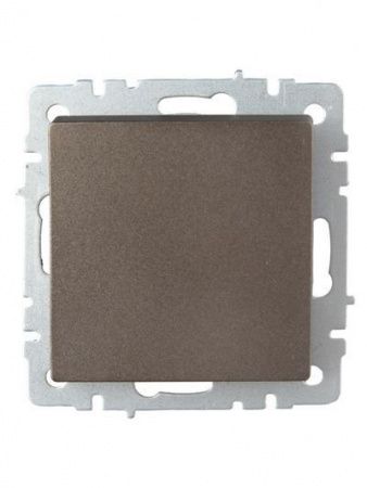 BRITE Выключатель 1-клавишный проходной 10А ВС10-1-6-БрТБ темная бронза IEK