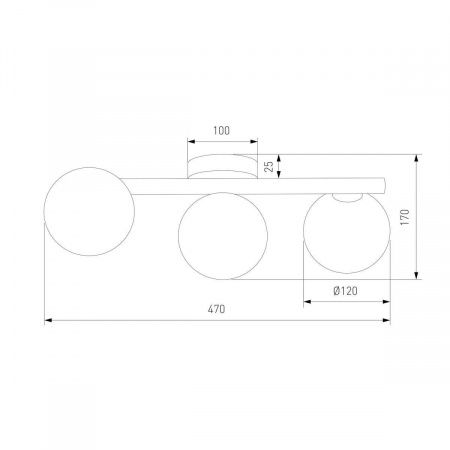 Потолочная люстра TK Lighting 6855 Estera