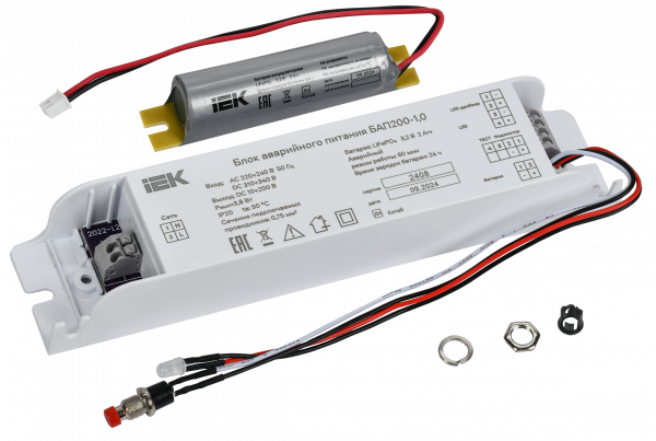 Блок аварийного питания БАП200-1,0 для LED IEK