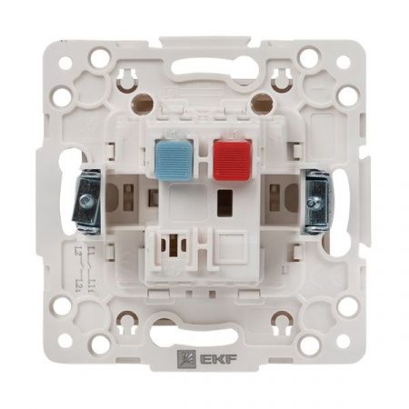 Стокгольм Механизм Выключателя 1-кл. 10А автоматические клеммы белый EKF PROxima